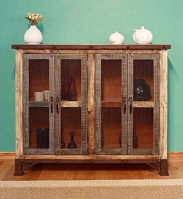 IFD Antique Multicolor 48" Console in Multi-color Distressed IFD969CONS-4MC