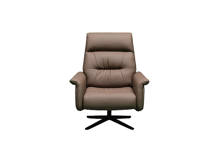 Klaussner Skyline Swivel Chair in NS100 Brown