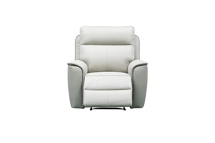 Klaussner Skyline 1 Seater Manual Recliner Chair in Gray