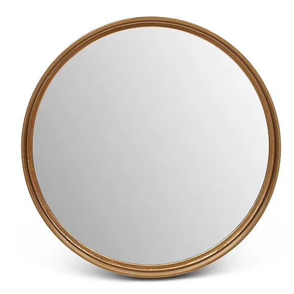 Urbia Elements Samar Round Mirror - 23"Dia. - Antique Brass IJ-SAMAR-23-AB