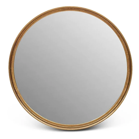 Urbia Elements Samar Round Mirror - 39"Dia. - Antique Brass IJ-SAMAR-39-AB