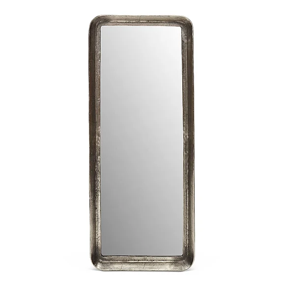 Urbia Elements Vinod Wall Mirror - Vintage Silver IJ-VINOD-MIR-VS