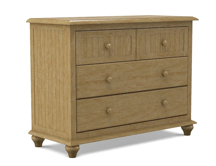 John Thomas Unfinished Cottage 4 Drawer Chest BD-2004