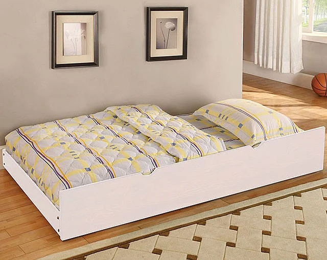 Furniture of America Omnus Trundle in White CM-TR452-WH