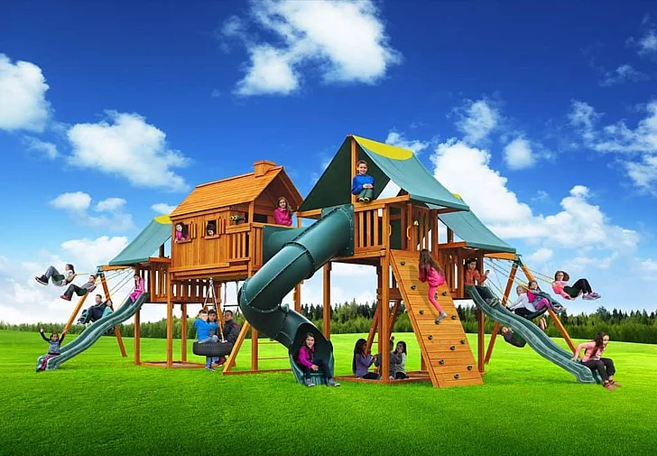 Eastern Jungle Gym Multi-Deck Imagination Set
