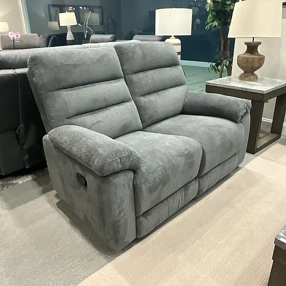 Steve Silver Cozy Manual Reclining Loveseat in Gray COZ51358GL