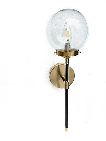Vinci Lighting Wall Sconce in Aged Brass/Black WS1110-1AB/BKCL