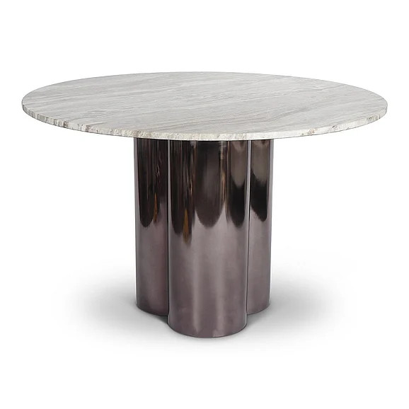 Urbia Marbelle Martie 48" Dining Table - Toronto Sand Marble Finish IMH-11901-01
