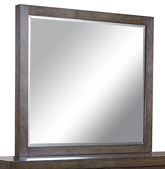 Aspenhome Modern Loft Mirror in Brownstone IML-463-BRN