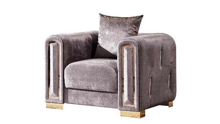Galaxy Home Impreza Chair in Gray 601955550604