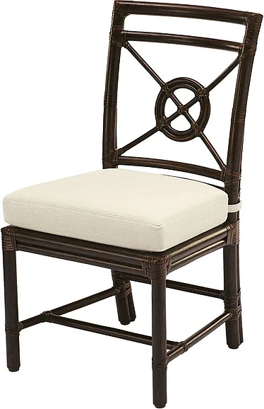 Baker McGuire Rattan Target Side Chair MCM60