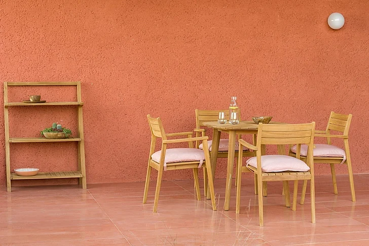 Lifestyle Garden Jade 5pc Square Dining Room Set