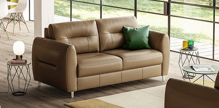 Luonto Jamie Queen Loveseat Sleeper (Soft Antique 0127 / 234/9 Cr)
