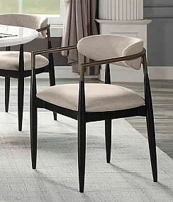 ACME Jaramillo Side Chair in Black DN02142 (Set of 2)