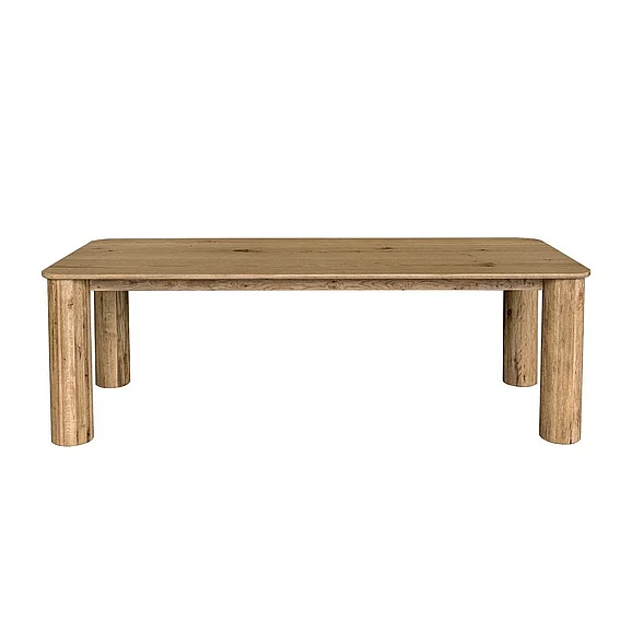 LH Home Jasper Dining Table in Brown JAS010