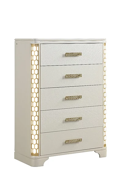 Galaxy Home Jasmine Chest in Beige 659436285736