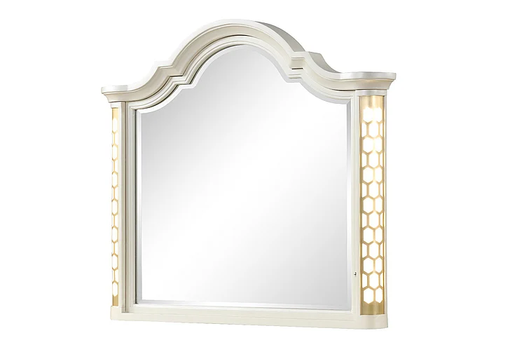 Galaxy Home Jasmine Mirror in Beige 659436010604