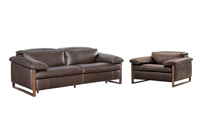 Hooker Furniture Jericho 2pc Living Room Set in Brown