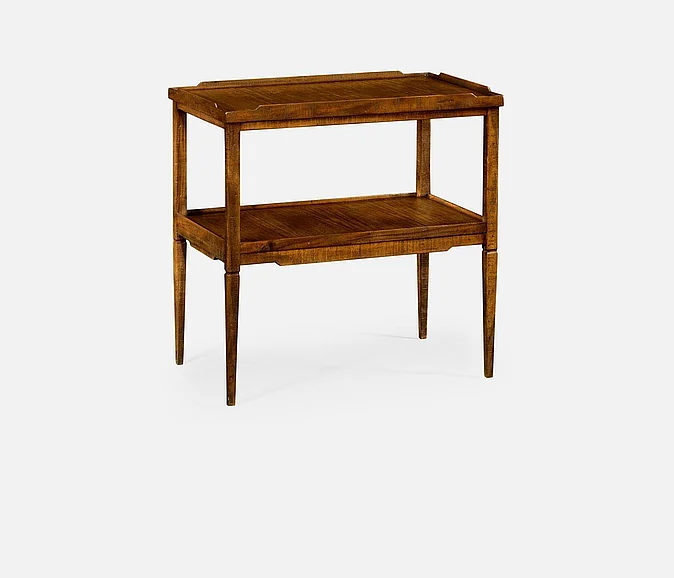 Jonathan Charles Side Table in Country Farmhouse Walnut 491020-CFW