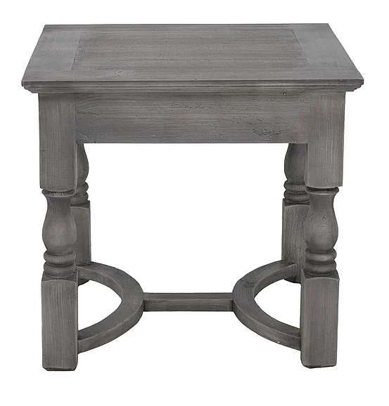 Split Nickel June End Table Dove Gray MIC-JUNE-ET | J3DG2