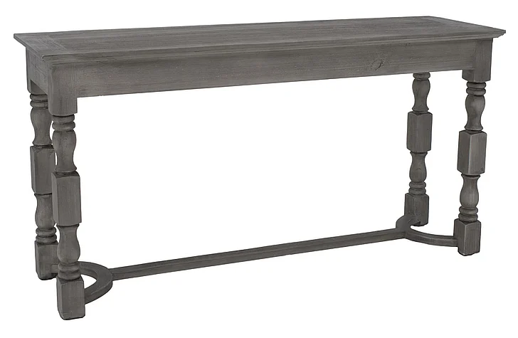 Split Nickel June Sofa Table Dove Gray MIC-JUNE-ST | J3DG3