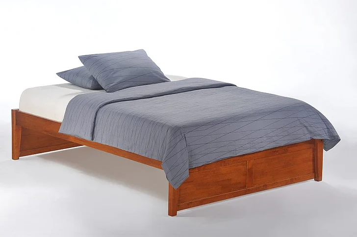 Night & Day Basic Eastern King Platform Bed in Cherry BAS-EKG-CH