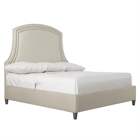 Bernhardt Interiors Bayford Queen Fabric Panel Bed in Espresso