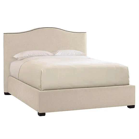 Bernhardt Interiors Graham Camelback Cal King Bed in Espresso