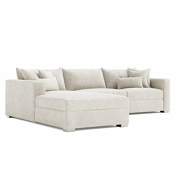 Bernhardt Interiors Helena 2Pc Sectional Sofa (RAF Loveseat) CUSTOM ITEM