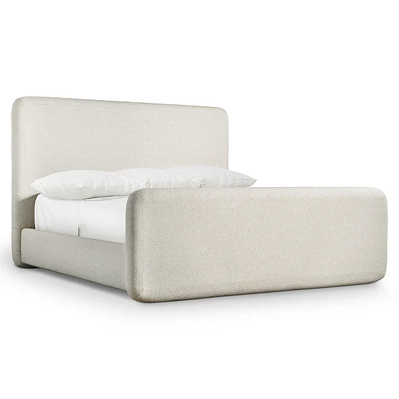 Bernhardt Antibes Queen Panel Bed in Off White CLOSEOUT