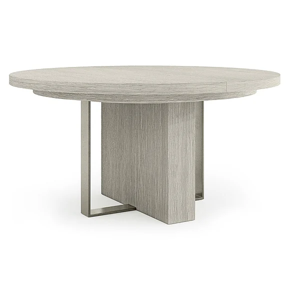 Bernhardt Tempo Round Dining Table in Larza