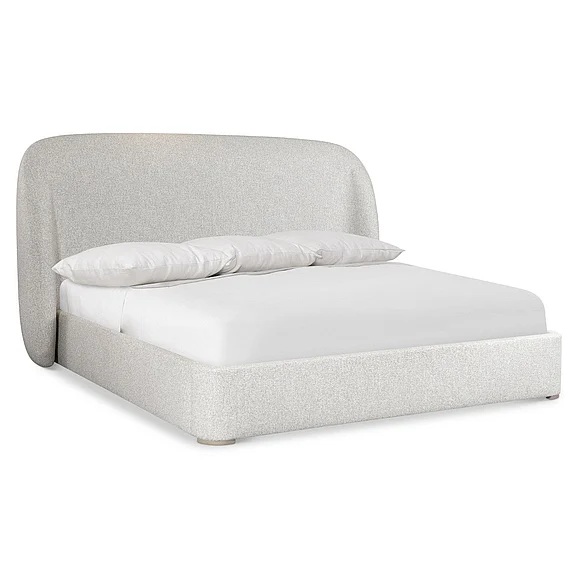 Bernhardt Loggia Queen Shelter Bed in Off White PROMO