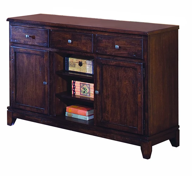 Intercon Furniture Kona Server in Raisin