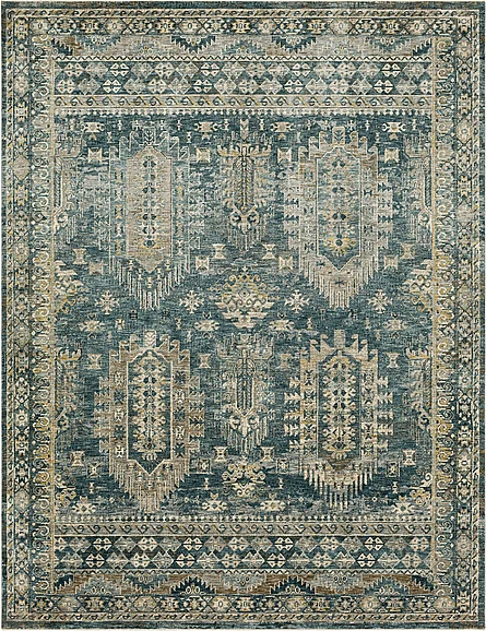 Karastan Rugs Karamar Blue 9' x 12' 2" Area Rug RG843 048 108146 IP
