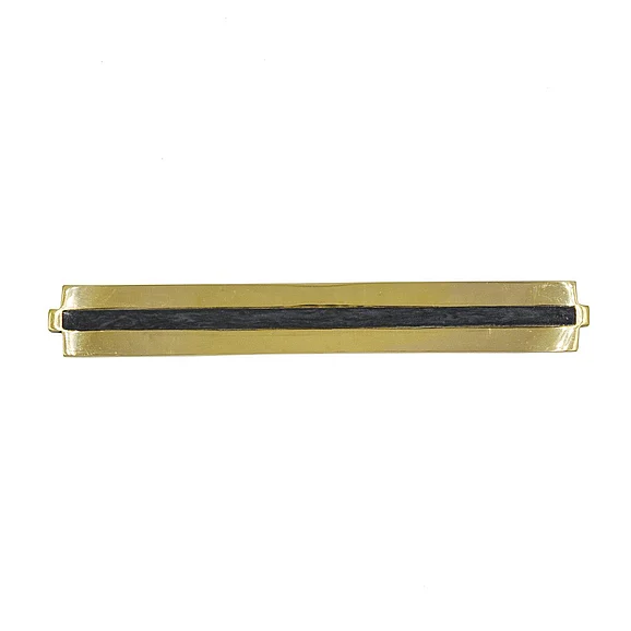 Worlds Away Karl Large Brass Long Handle in Charcoal KARL LCHAR CLOSEOUT