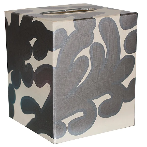 Worlds Away Kleenex Silver/Cream KBJANES