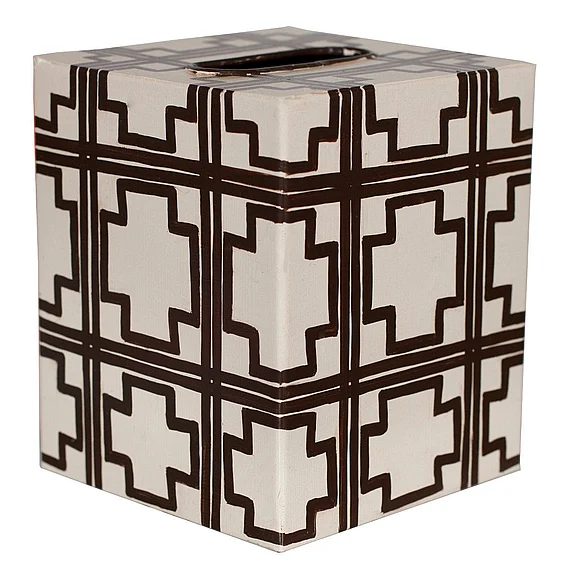 Worlds Away Kleenex Cream KBSQUAREDBR