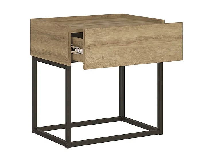 Casabianca Home Noa Nightstand in Oak Melamine KD-B160OK