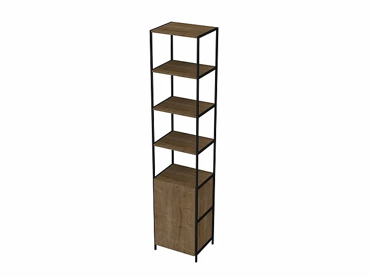 Casabianca Home Clark Bookcase in Walnut Melamine KD-B2280WAL