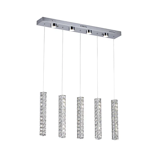 Bethel Triple Sided Clear Crystal Island Light KD15