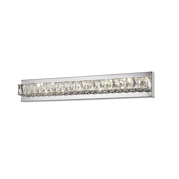 Bethel Clear Crystal Bar LED Wall Sconce KD21