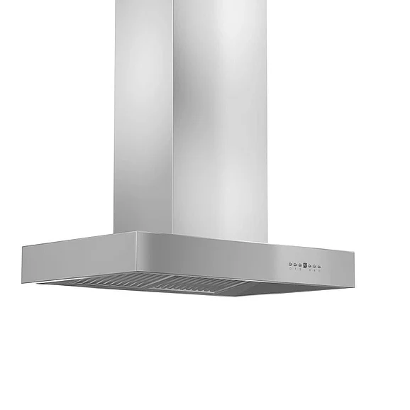 ZLINE 48 in. Ducted Professional Island Mount Range Hood in Brushed 430 Stainless Steel KECOMI48