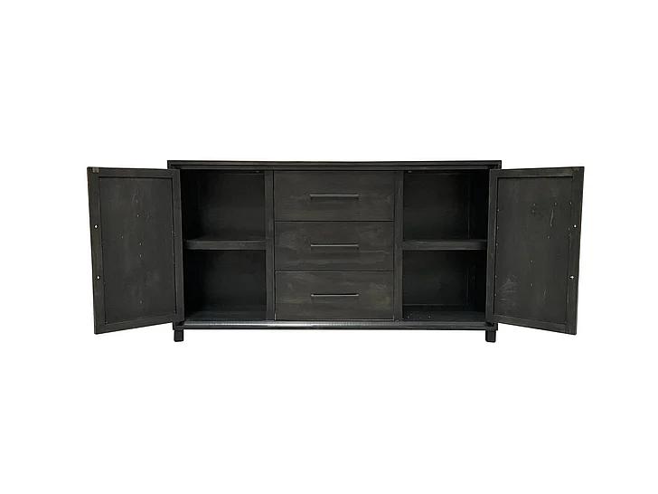 Split Nickel Kelsea 2 Door 3 Drawer Consoles V-KELSEA-2D3D | COKE51