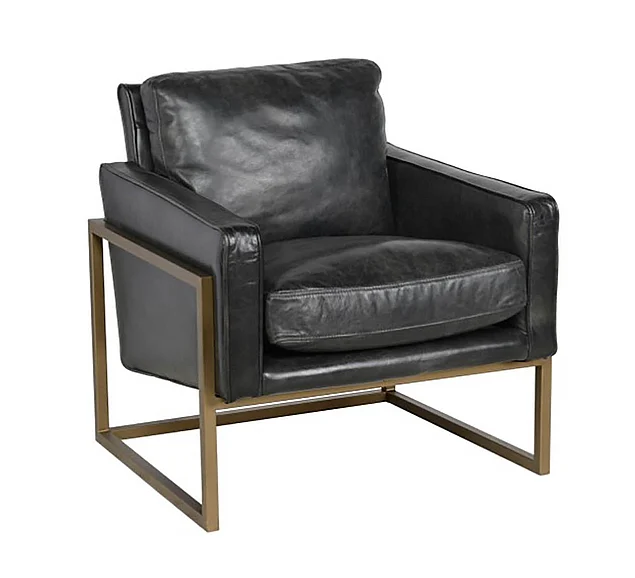 Classic Home Ken Club Chair in Black 53003996