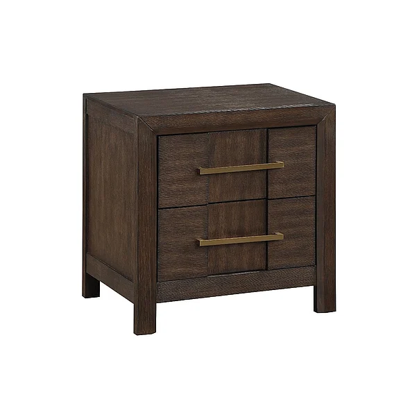 Galaxy Home Kenzo Nightstand in Brown 698781146514