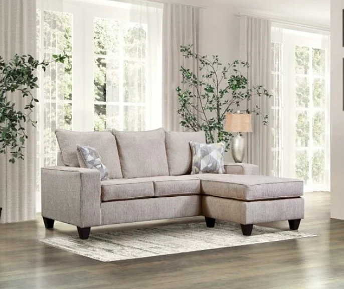 Furniture of America Kesgrave Sectional in Beige SM7334
