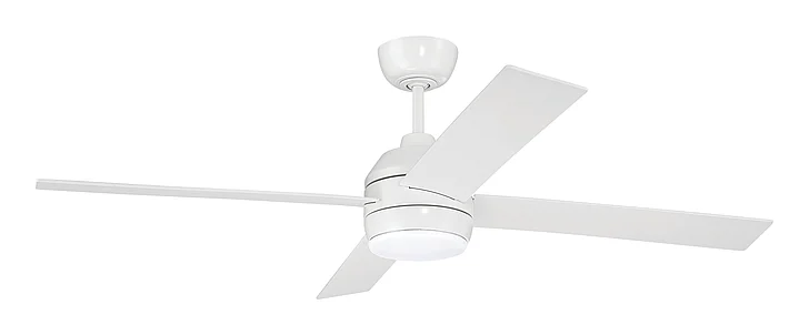 Craftmade Kelsey 52" 4-Blade Ceiling Fan in White KLS52W4