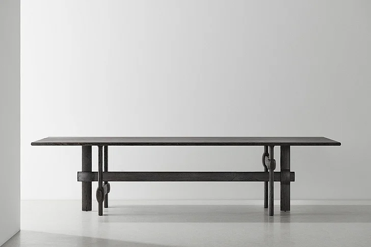 District Eight Knot Rectangular Dining Table