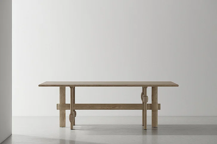 District Eight Knot Rectangular Dining Table