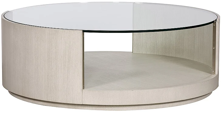 Vanguard Axis Round Cocktail Table L102C-CB Casa Blanca (Stocked Finish)